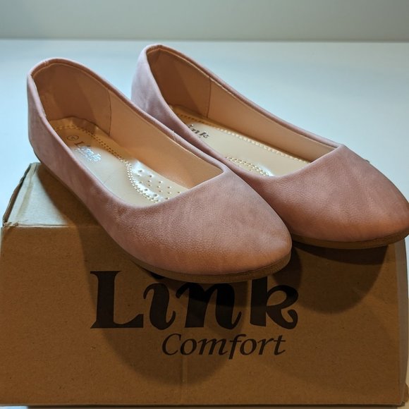 Link Comfort Girls flat Sz 4 - Picture 1 of 5